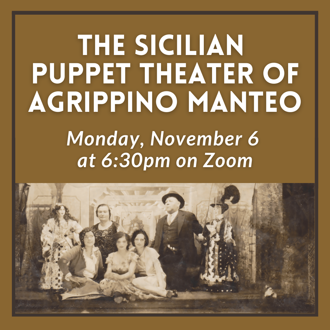 The Sicilian Puppet Theater of Agrippino Manteo Blackstone Library
